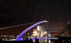 Voinovich Pedestrian Bridge Night