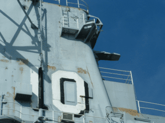 USS Yorktown Island Coating Renewal