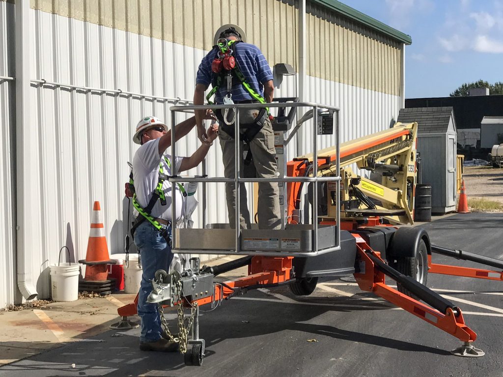 Fall protection training