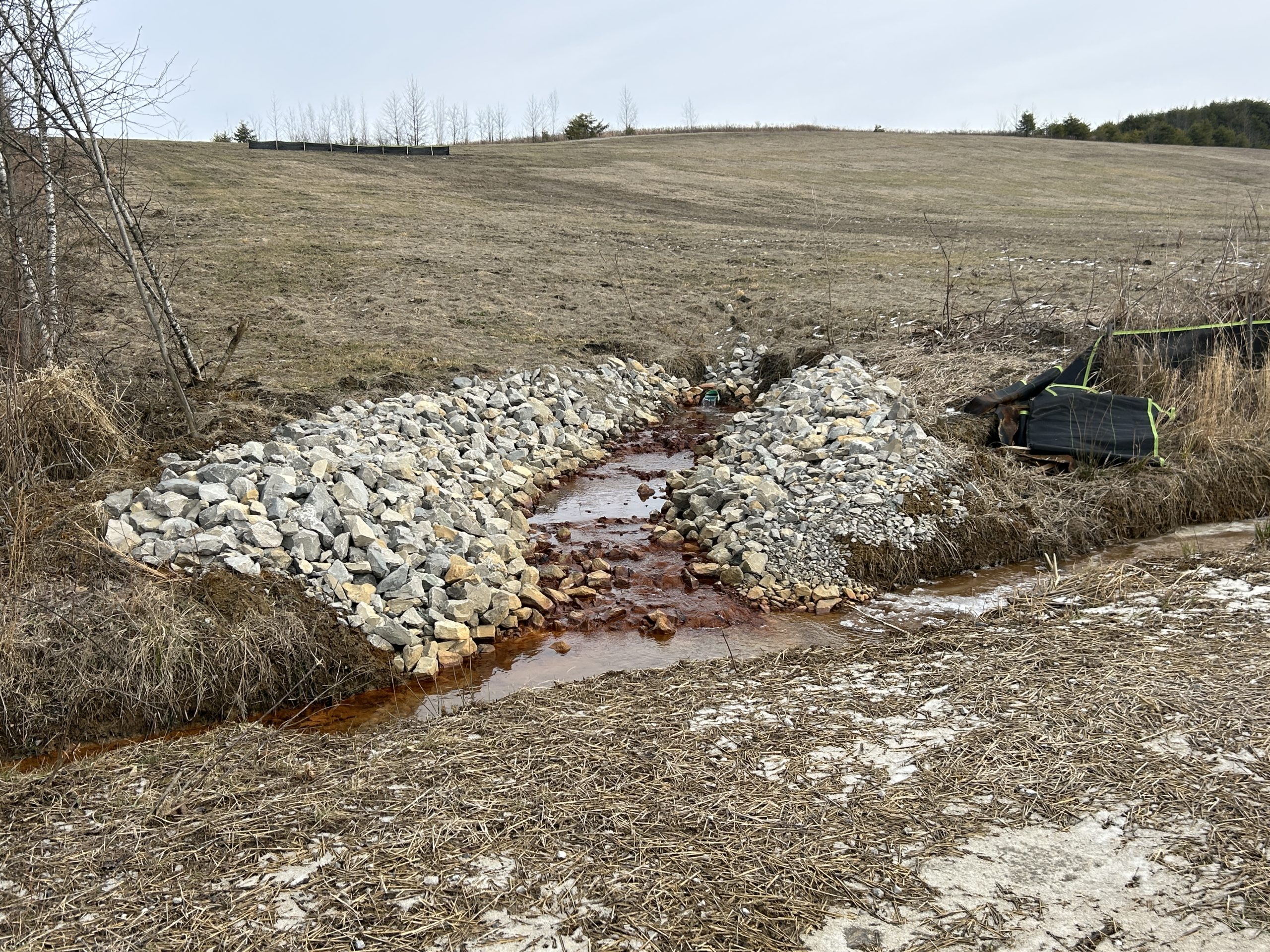 Installation of underdrains